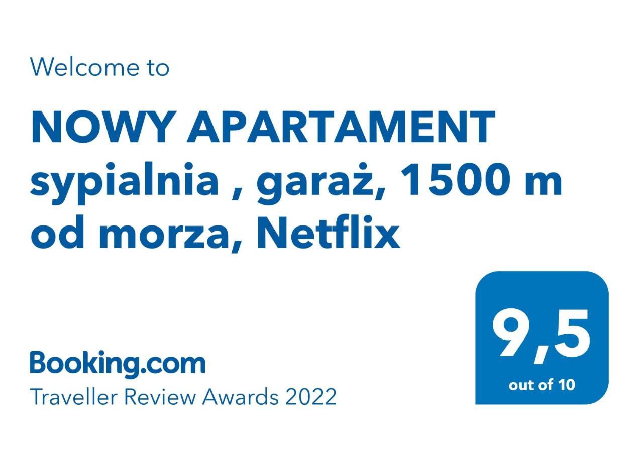 "Nowy Apartament" Sypialnia , Garaz, 1500 M Od Morza, Netflix 格但斯克 外观 照片